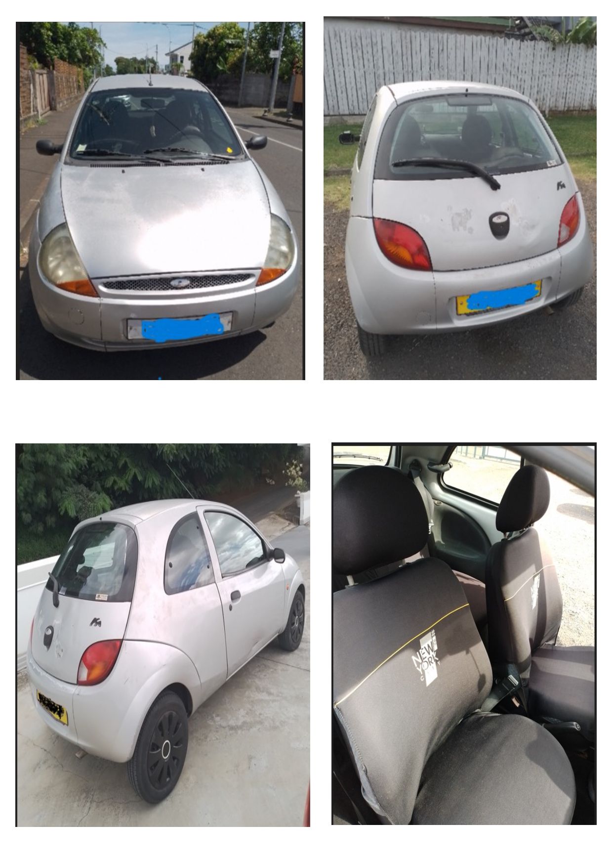 VENDS FORD KA GRISE 3 PORTES 131 XXX KM CAUSE DOUBLE EMPLOI BIGCE